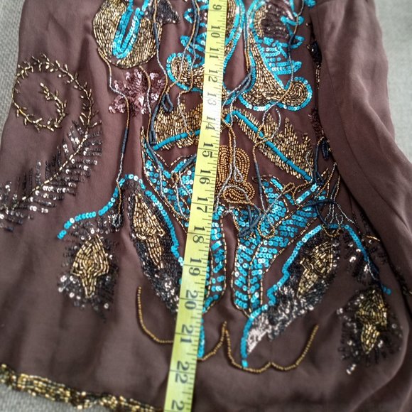 Beautiful Morgan Sequence Sleeveless Top - Picture 5 of 6